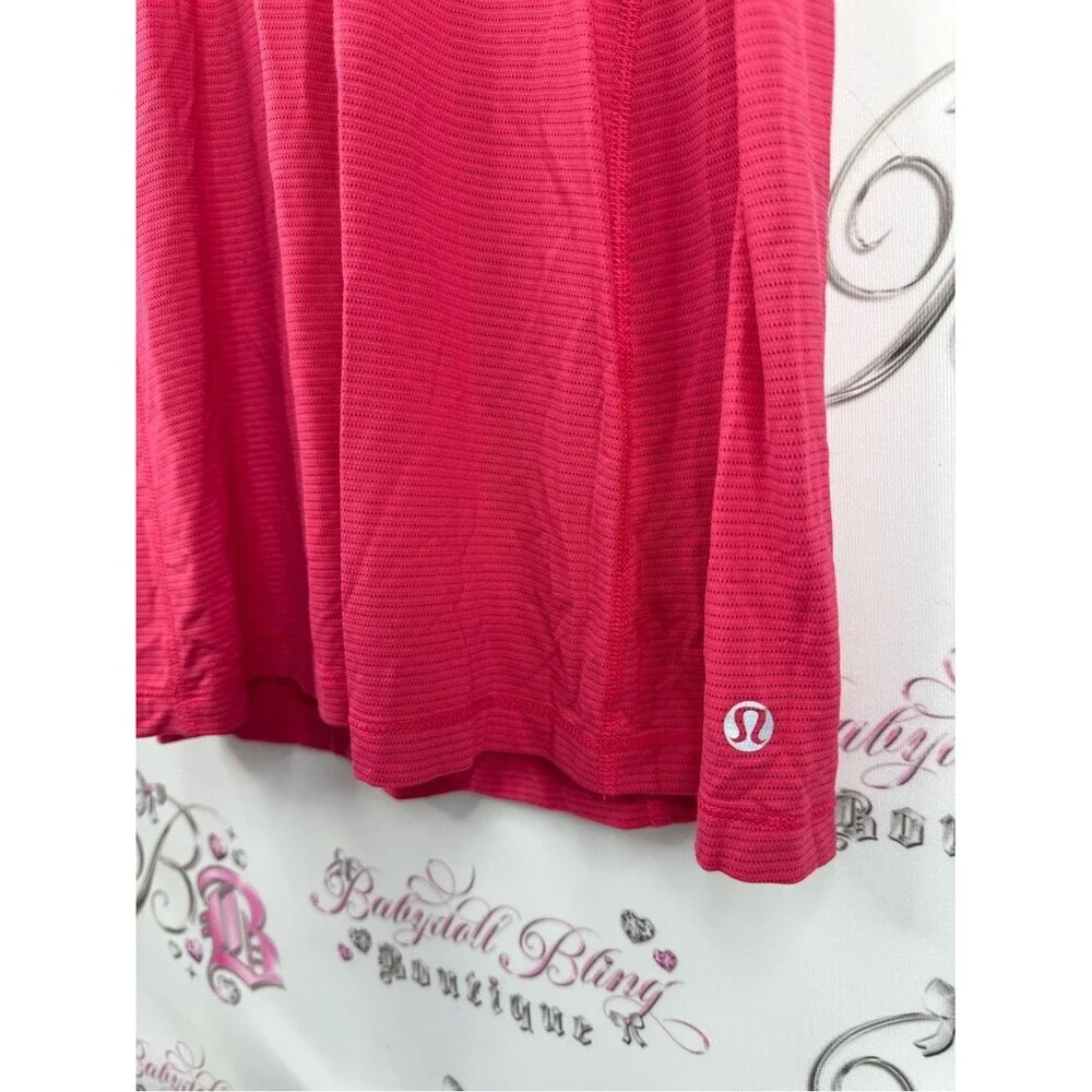 lululemon athletica tank top striped Deep V Tank Top Dress - Raspberry Pink